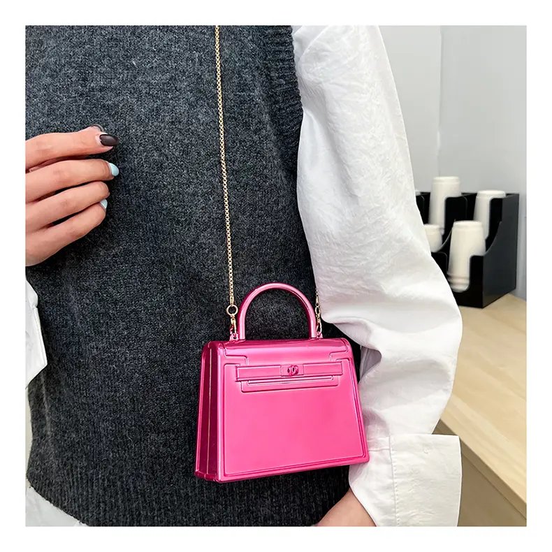 Women's 2026 New Metallic Mini Top-Handle Crossbody Bag