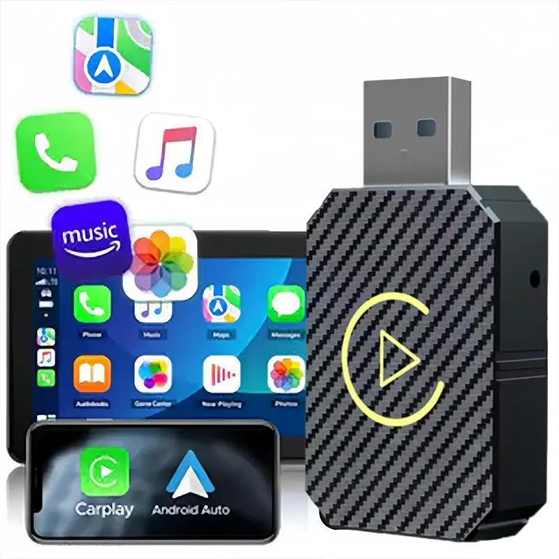 Wireless Apple CarPlay Adapter, Suitable for98%FactoryWired Cars from 2016 Onwards,SmallWireless Apple CarplayAdapter Usb,Switch fromWired to Wireless
