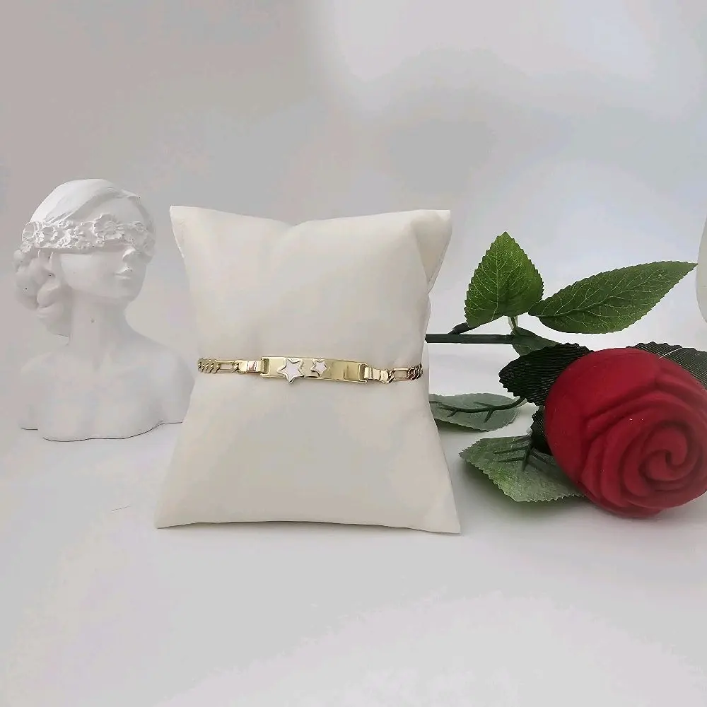 Valdiviajewery #1695 High Quality 14k Gold Plated Baby Bracelet (SMALL SIZE)
