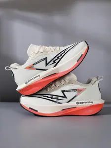 Men's Casual Running Shoes, Lightweight Comfortable Design, Breathable Textile Upper, Geometric Pattern, Outdoor Sports, Multiple Colors, Breathable Running Sneakers