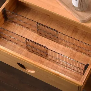 Adjustable Drawer Divider Set, Durable Expandable Storage Organizer, Space-Saving Combo for Clothes, Kitchen, Office, Closet Organizer, Racks