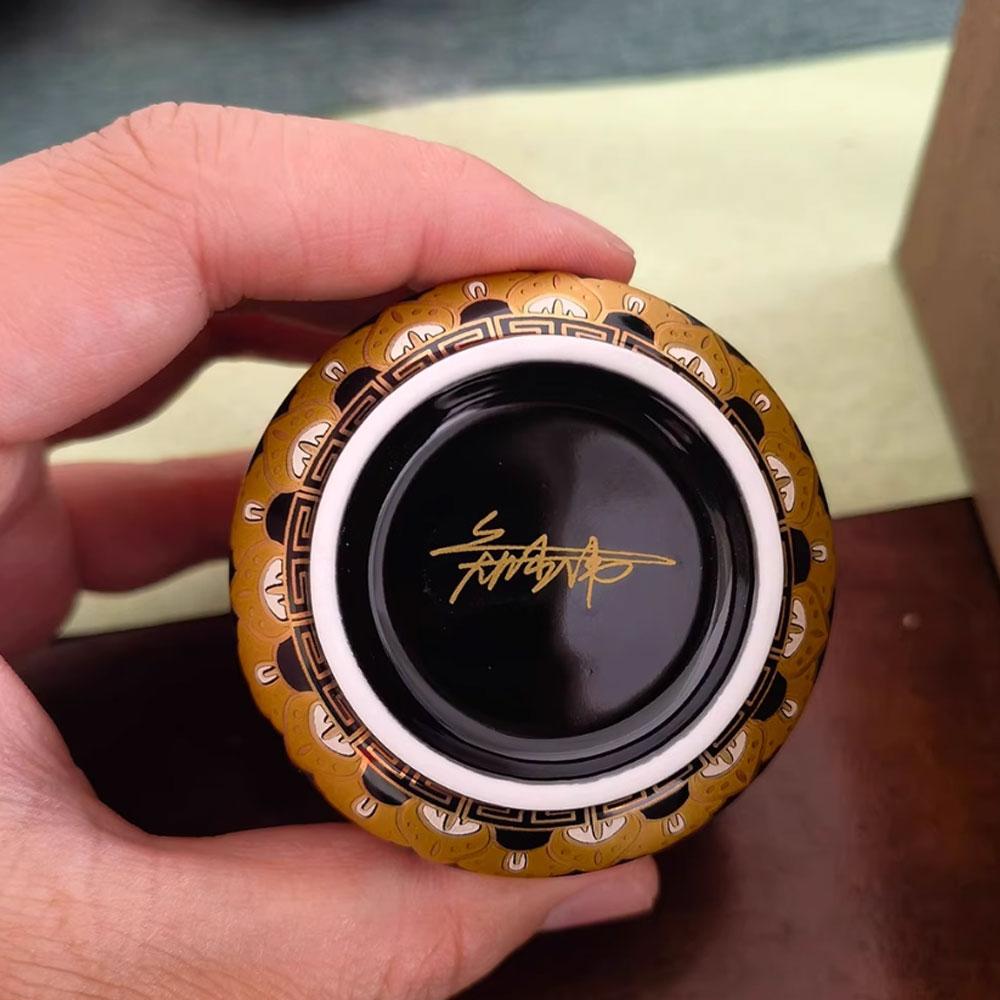 Nancy Ancient-Style Gilded Lift-Beam Ceramic Tea Set