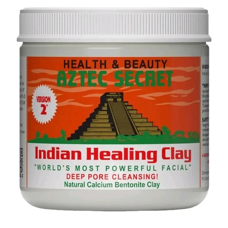 Aztec Secret Indian Healing Clay Deep Pore Cleansing Facial & Body Mask - Natural Calcium Bentonite Clay for Skin Comfort and Repair