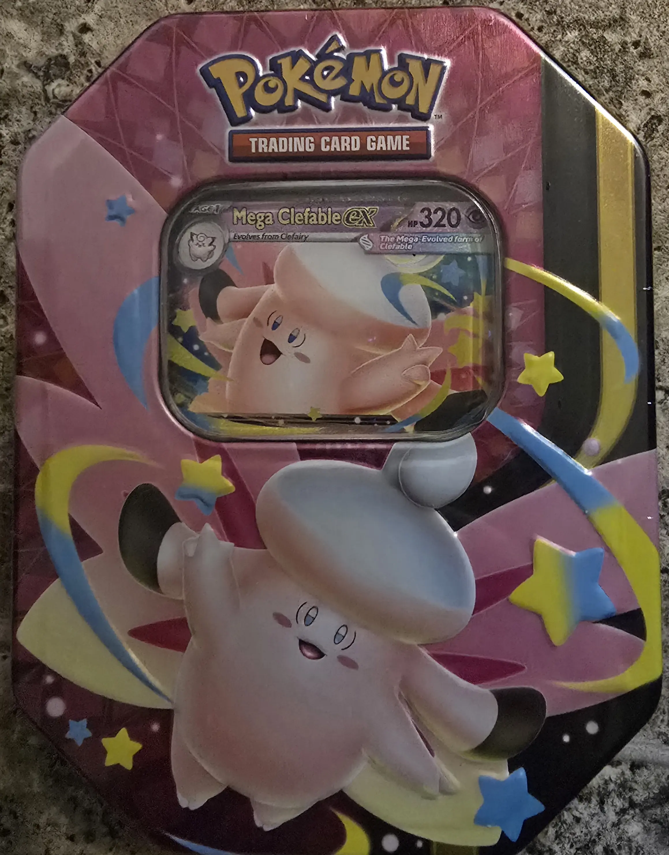 Mega Moonlit Tin- Mega Clefable