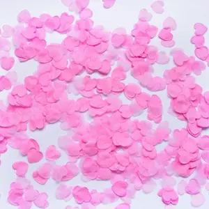 Tissue Paper Heart Confetti 1 inch  Confetti Paper for Wedding Party Filled Balloon Table Decor Pack of 4000