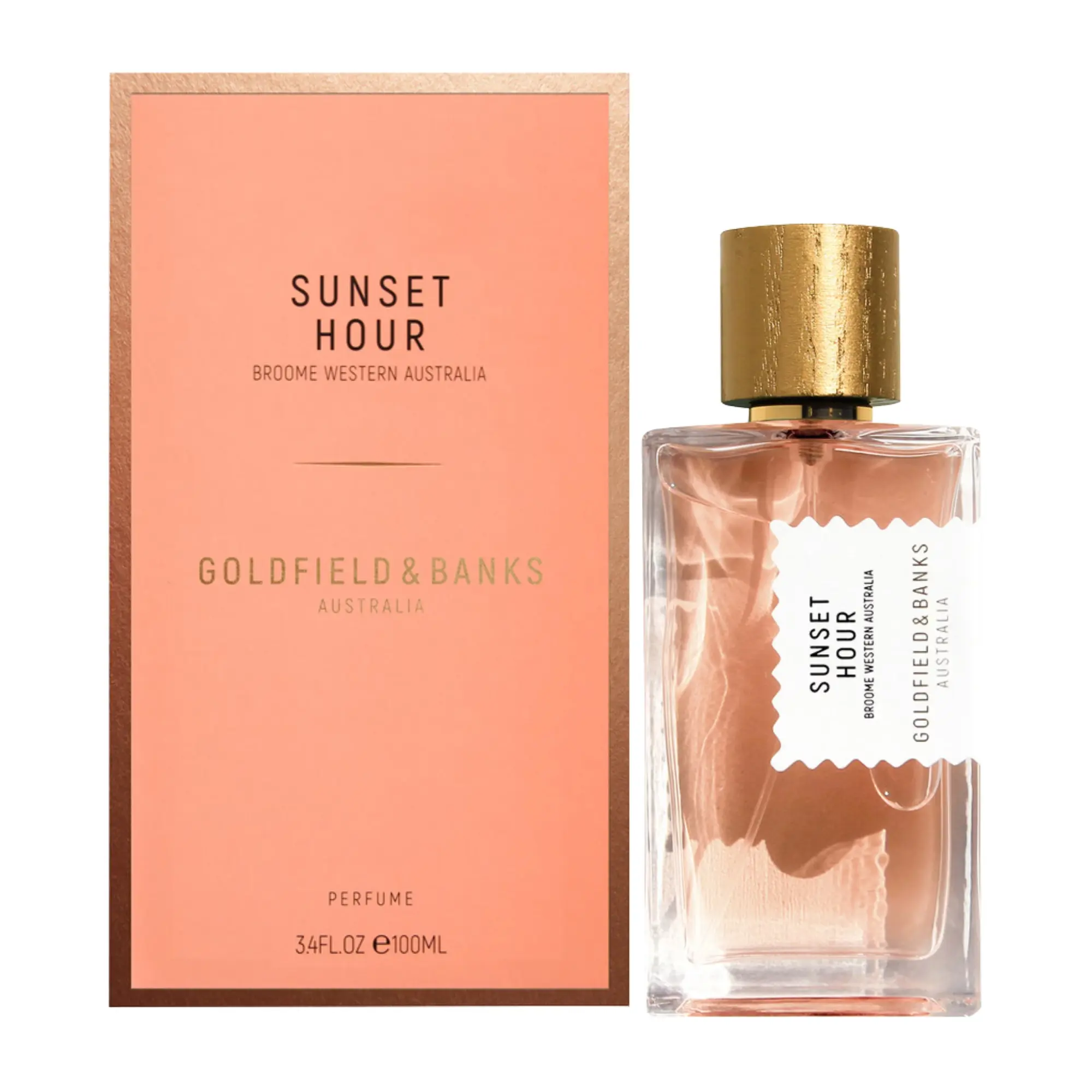 Goldfield & Banks Sunset Hour for Unisex Eau de Parfum Spray, 3.4 Ounce
