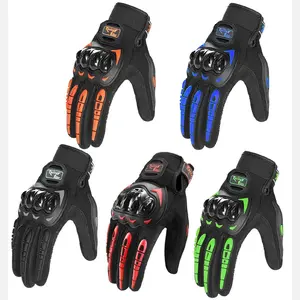 Breathable Motorcycle Racing Gloves for Men – Motocross Protective Gear with Anti-Slip Grip Palm