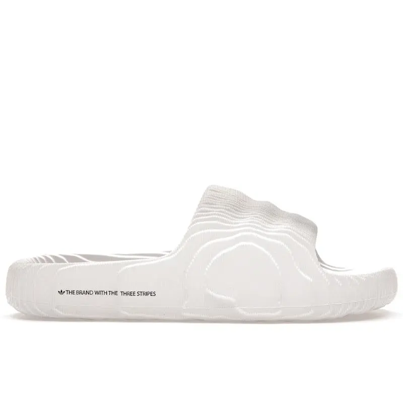 adidas Men's Adilette 22 Slides Crystal White, from StockX