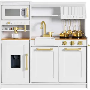 Best Choice Products Pretend Play Kitchen with Espresso Machine Best Choice Products Pretend Play Kitchen with Espresso Machine
