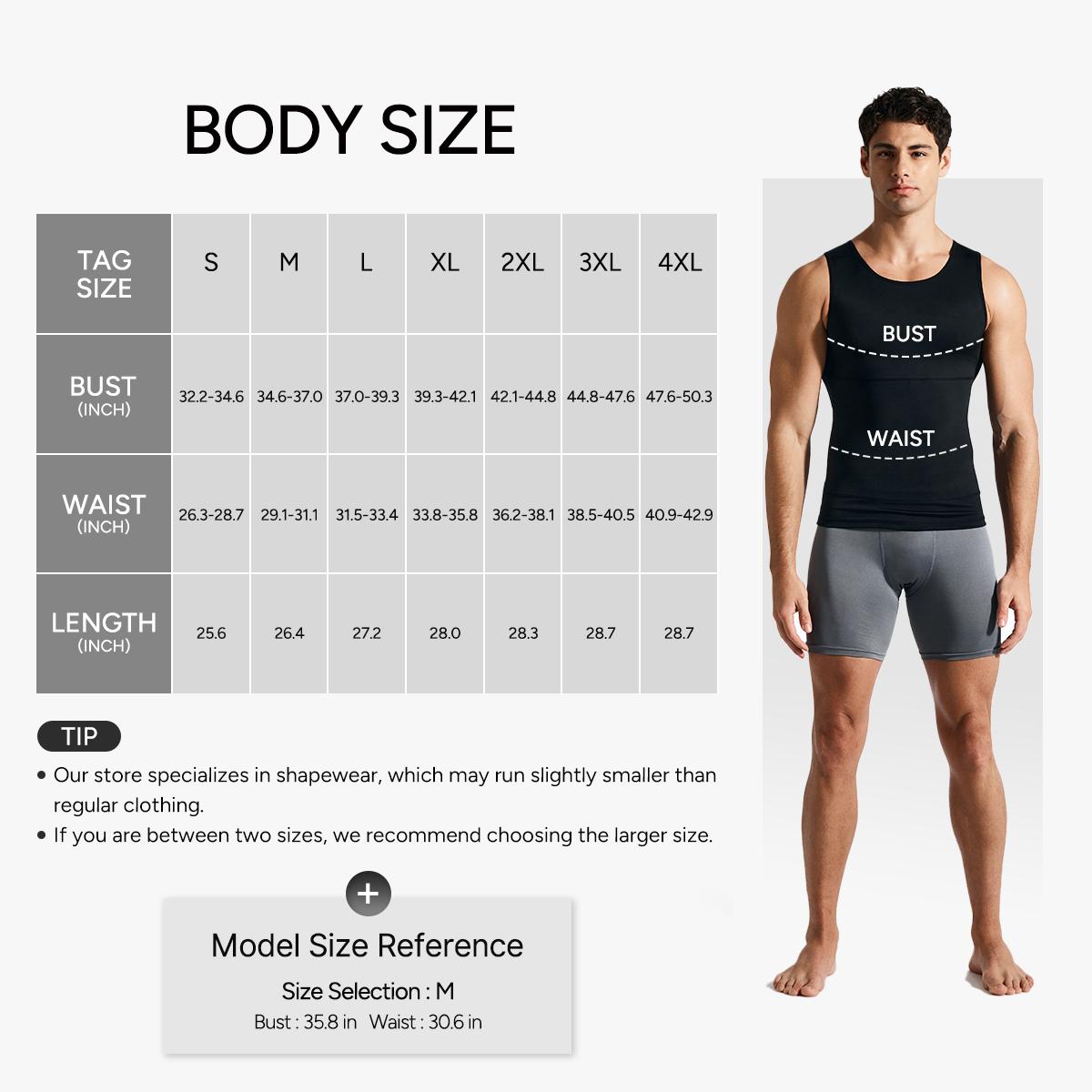 【Nebility】 Men’s Silky Soft Compression Shapewear Tank, Slimming Body Shaper Vest with Waist & Chest Support, Stretchy, Odor-Resistant, Breathable Muscle Tank for Daily Comfort, Menswear, Tanktop,fathersdaygift