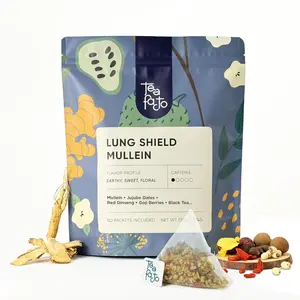 Lung Shield Mullein Tea - Allergies, Respiratory Health, Mucus (50 Count)