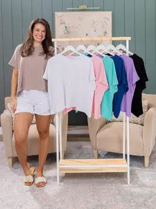 Zenana Cotton Slub Oversized Tee | S/M-2X/3X