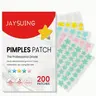 GALHJCZ Tea Tree Hydrocolloid Acne Pimple Patches - 200 Pieces, 3-Size (10mm,12mm,14mm) Vegan Sleeping Star Spot Covers, Mild Non-Irritating Facial Skincare for Blemish Relief, All Skin Types Adults (Wedding, Work Use)