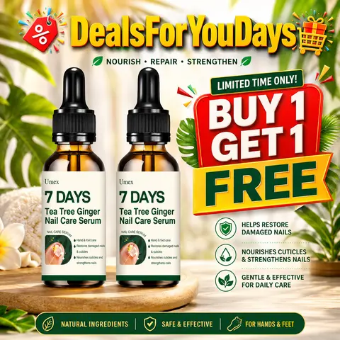 【Buy 1 Get 1 Free】Umex Toenail Fungus Treatment Extra Strength ,Antifungal Solution ,Triple Action Formula for Damaged Nails, Summervibes Multi-Purpose Nail Repair,1 Fl Oz Manicure Therapy, Adults, Liquid