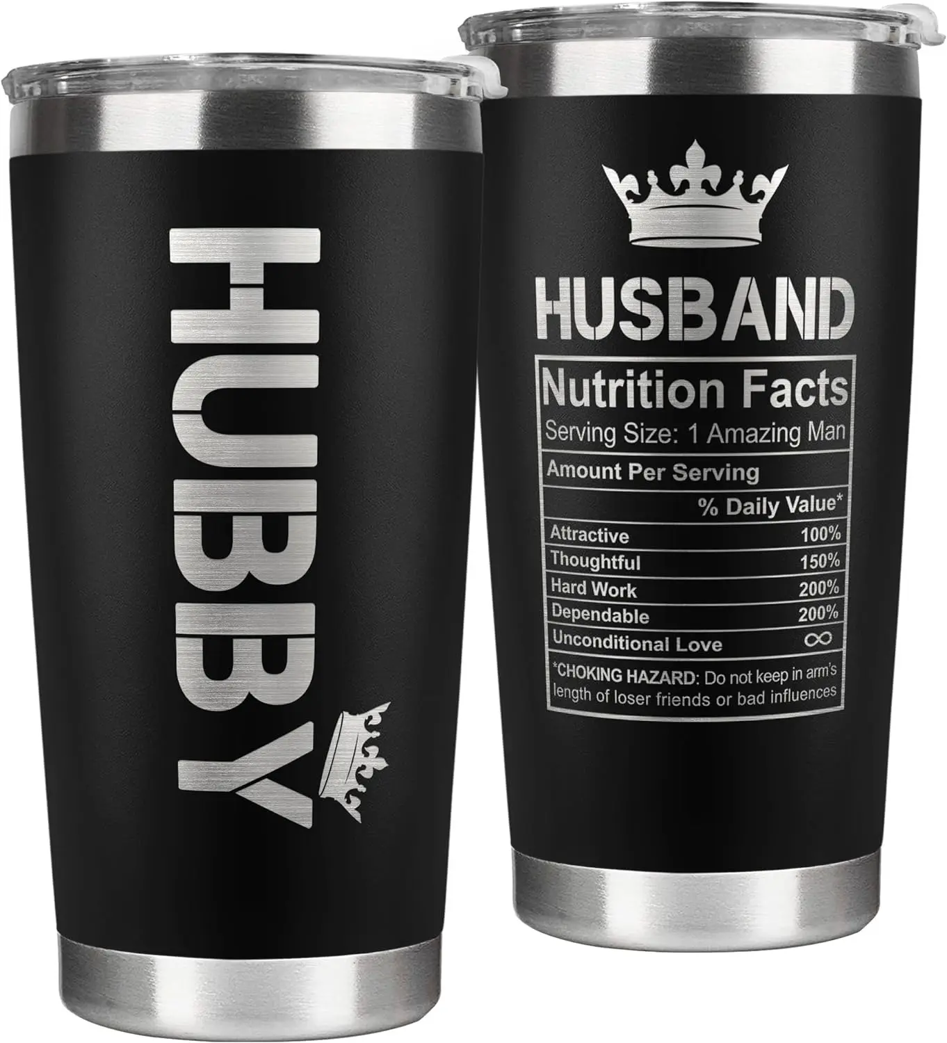 [Sale off up to 50%] Hubby Tumbler, Gifts for Husband from Wife - Husband Gifts, Gifts for Him - Anniversary, Fathers Day for Him, Tumbler 12oz, 20oz & 30oz