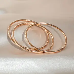 Rose Gold Luxe Bangle Bracelets
