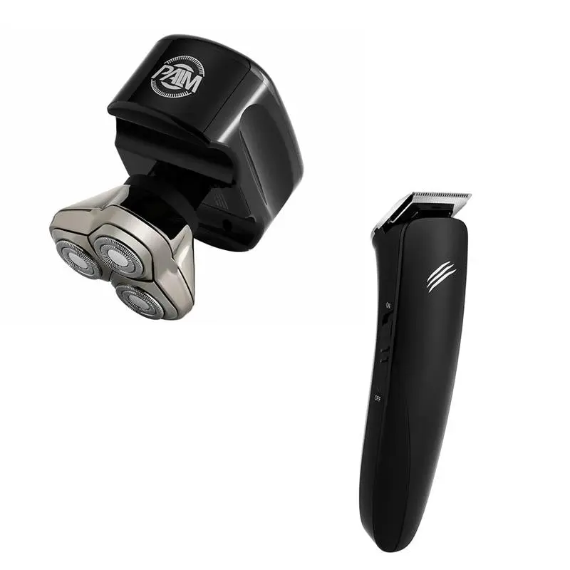 Palm Head Shaver & Baby Beast Trimmer Combo | Complete Head and Beard Grooming for Men Palm Head Shaver & Baby Beast Trimmer Combo | Complete Head and Beard Grooming for Men