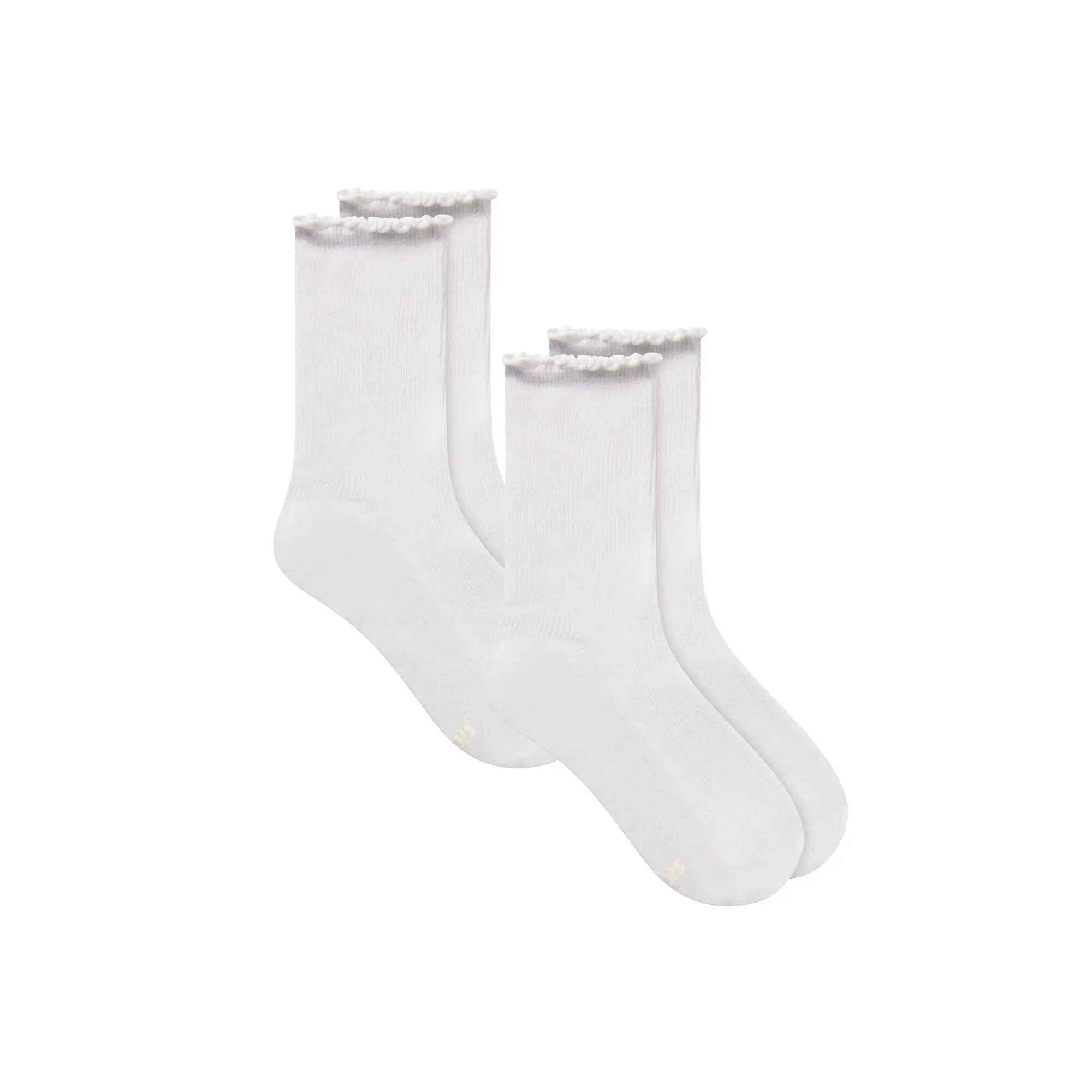 SKIMS LETTUCE EDGE CREW SOCK 2-PACK