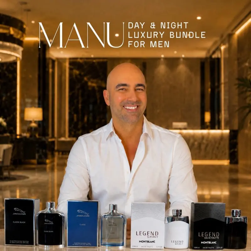 Mega Bundle MontBlanc Legend + Legend Sprit + Jaguar Classic + Jaguar Classic Black EDT 100 ML Spray