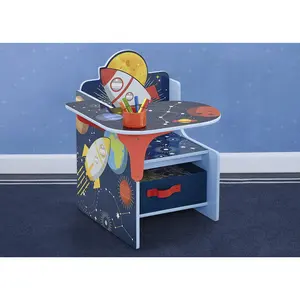 Space Adventures Chair Desk with Storage Bin