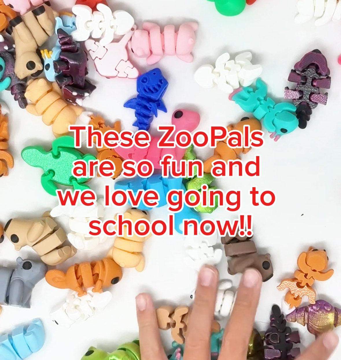 ON SALE BULK! Pets Desk Toys Stuffers Pets ZooPals Articulated Animals Mothers Day Gift! Surprise Egg Toy – Fun, Unique, Fidget & Stress Relief! Great for Teachers' Desk Pets, Student Prizes, Party Favors & Gifts – ZooPals Collectible Series! Wiggle