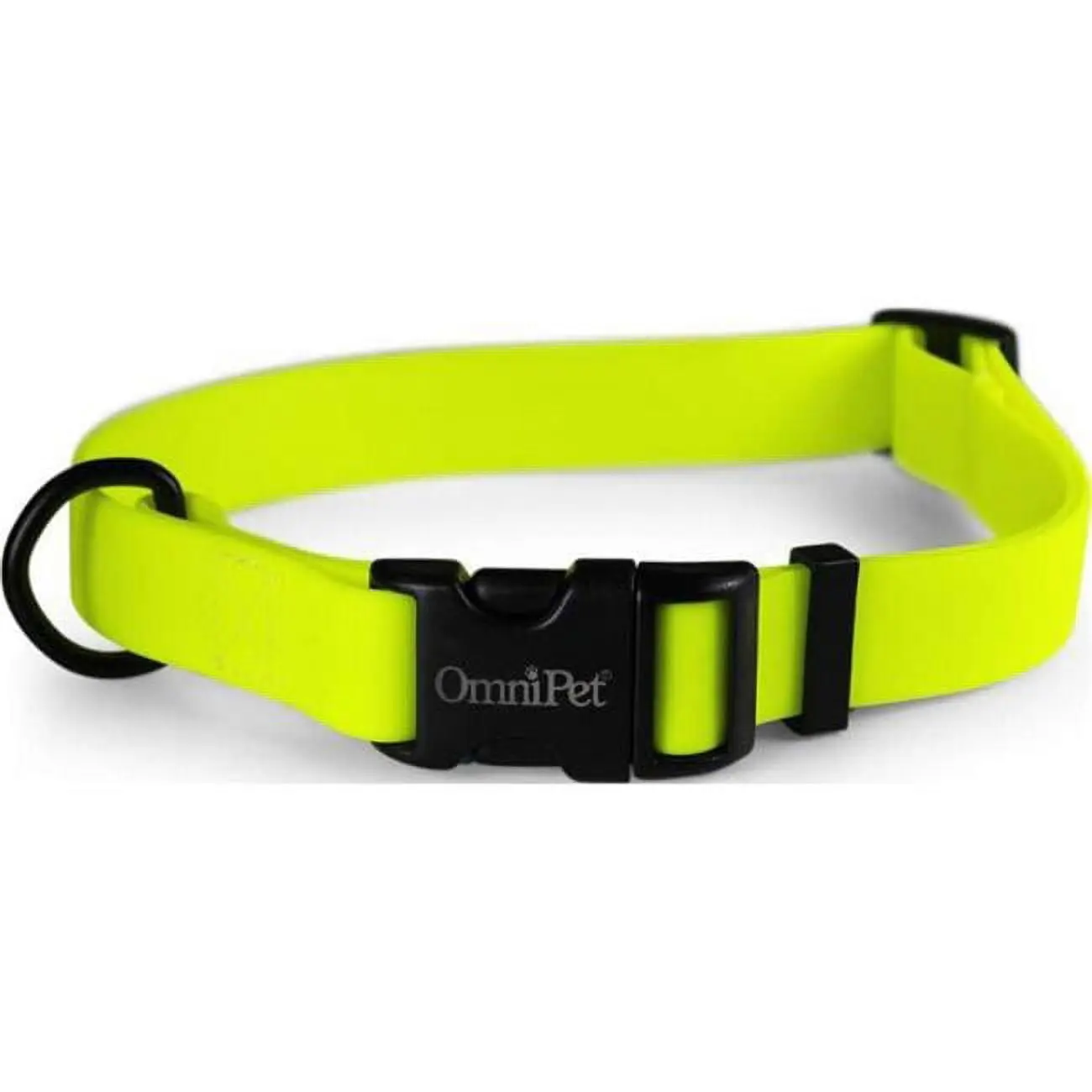 Leather Brothers 19144-NYL 1 x 18 x 26 in. Carnival Biothane Dog Collar, Neon Yellow