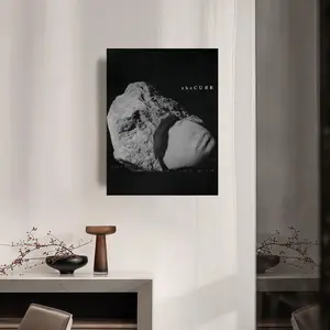 Painting Calligraphy Minimalist Inner Frame Painting Elevate Your Band C-Cure Space Light Luxury Inner Frame Decor Create a Premium The Home Vibe No Drilling Needed Easy to Hang HD Art Inner Frame