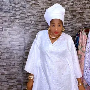 Hanna Bubu Gown Dry Lace Fabric Elegant White Embroidered Design for Special Occasions