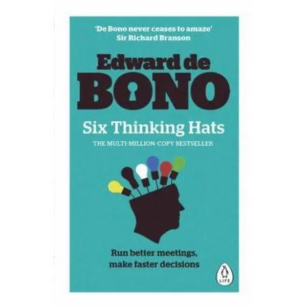 USED Book - Six Thinking Hats by Edward De Bono (Paperback) - english