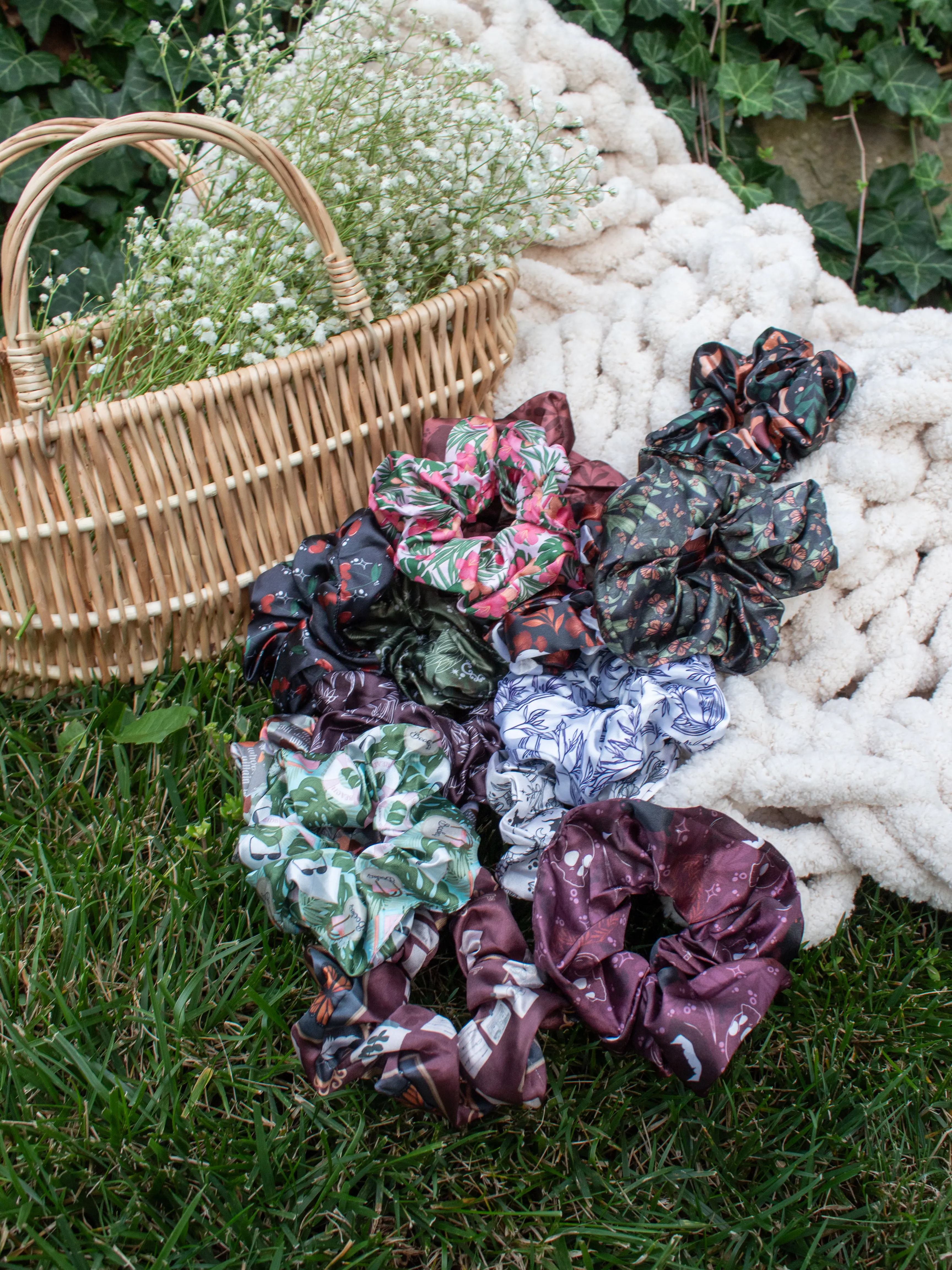 Bookish Satin Scrunchie Bookish Satin Scrunchie