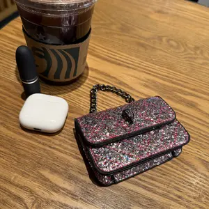 Mini Fashion Crossbody Chain Bag, Pure Color Trendy Shoulder Bag, High-End Casual Handbag, Stylish Daily Use Accessory