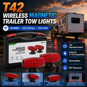 AgriEyes T42  Magnetic Wireless Trailer Lights With Adjustable Bracket Car Accessories Truck fathersdaygift