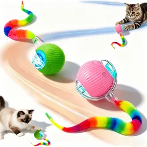 Automatic Rolling Cat Kitten Ball Toy Smart Motion Activated Boredom Buster for Indoor Pets