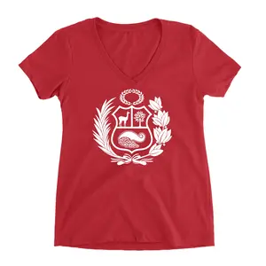 Peru Escudo V-Neck T-Shirt for Juniors
