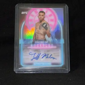 2025 Topps Midnight UFC JEFFREY MOLINA autograph - Stroke of Midnight #SMA JA