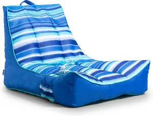Captains Pool Float Blurred Stripe Blue