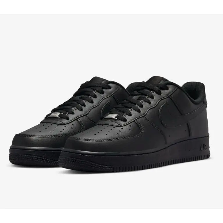 NIKE Men's Air Force 1 "Triple Black" CW2288-001 Fashion Athletic Training Sneakers, Casual & Versatile Sports Shoes