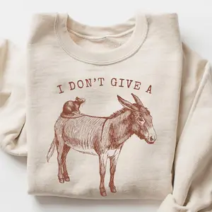 Donkey Sweatshirt, Donkey Gift, Funny Bad Donkey Sweater, Mule Crewneck, Donkey Owner Gift for Men, Women, Donkey Pun Sweater, Rat Sweater
