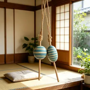 Oceanic Solid Wood Float Wall Hanging, Creative Mediterranean Decorative Piece, Fish Float Fishing Net Ornament, Background Wall Art