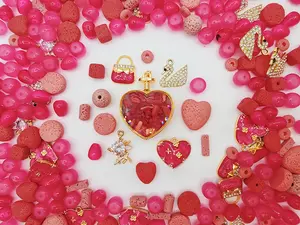 [Express] GIANT LUXURY Beautiful & Sparkling Charms for DIY Jewelry & Accessories Bead Mix Crystal Craft Kit Adjustable Clasp Chain Mesh