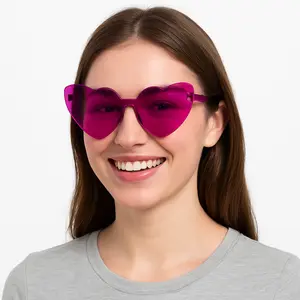 Valentine's Day Heart-Shaped Glasses Multipack - 10 Count