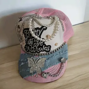 Pink Custom Trucker Hat for Women - Fashion Accessory