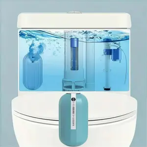 Automatic Toilet Tank Deodorizer Blue Bubble Magic Box, Fresh Scent Toilet Cleaner, Removes Stains and Odors, 200g Household Cleaner