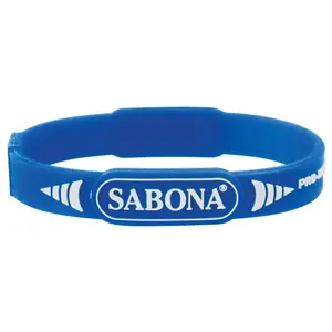 212 MAIN Sabona Pro Magnetized Stretch-Fit Sport Wristband - Blue, Large, Sports Accessories, Workout Wrist Straps
