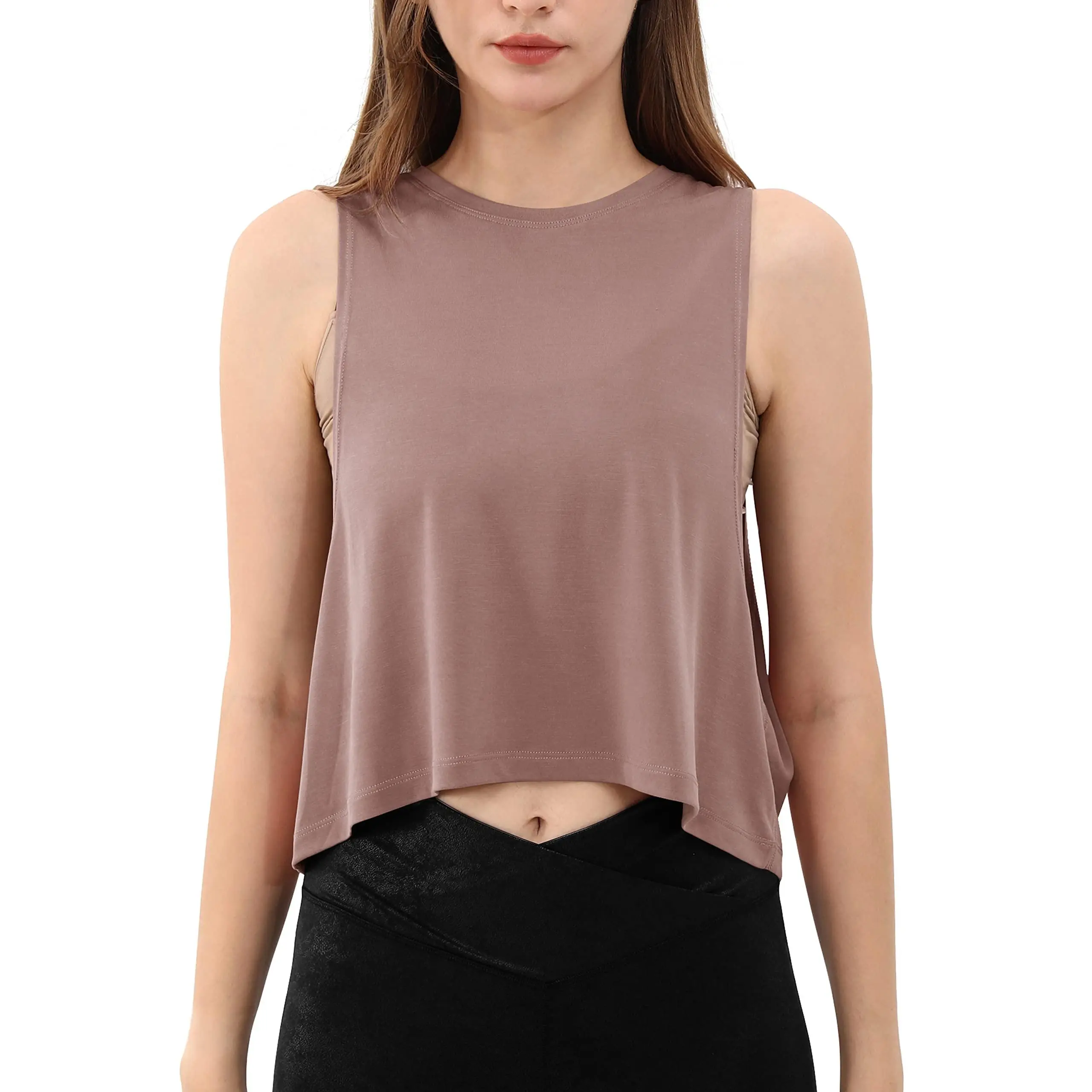 ODODOS 3-Pack Loose Tank Tops for Women Sleeveless Gym Athletic Workout Tops Yoga Shirts ODODOS 3-Pack Loose Tank Tops for Women Sleeveless Gym Athletic Workout Tops Yoga Shirts