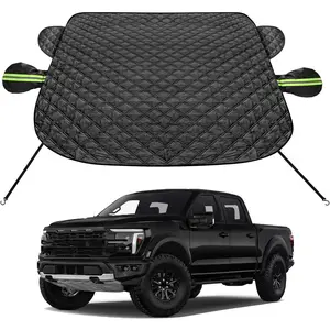 Windshield Snow Cover for Ford F150/F-150 F250 F350 F450 Super Duty Expedition Lightning Pickup Truck, Snow Cover Anti-Freeze Cover with Side Mirror Cover