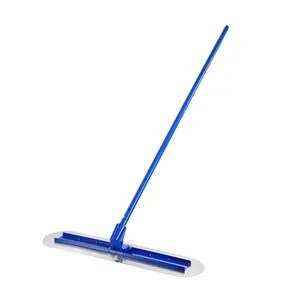 Bull Concrete Float 47.24 X 7.28in, Concrete Tool Trowel Float With Four-Handle Round End, Durable Hand Tool For Concrete Finishing And Smoothing, Masonry And Construction Grade Surface Refiner For Flatwork