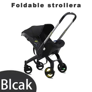 1-24 Months Multifunctional Newborn Stroller,4-in-1 Cradle Sling Basket Seat, Infant TravelSystem for Newborns