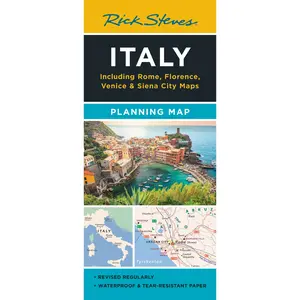 Rick Steves Italy Planning Map by Rick Steves [Hardcover Book]