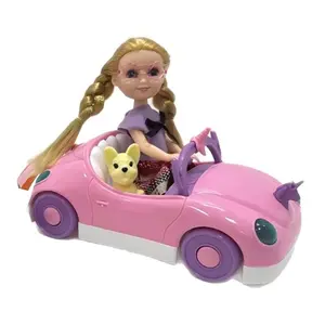 Cute Mini Car Model Doll Accessory, 5.5 Inch Baby Doll, Unisex Toy, No Battery Required, Perfect for Collectors and Kids